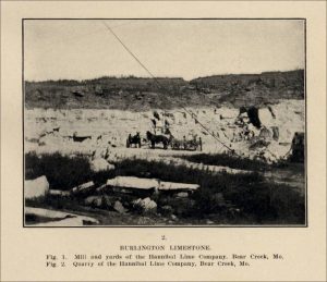 Quarry of the Hannibal Lime Company, Bear Creek, MO